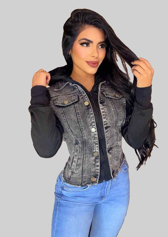 Chaqueta en jean para mujer N48